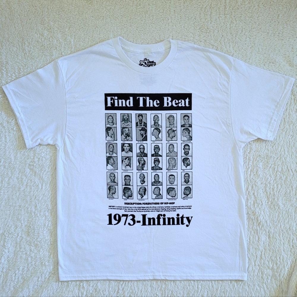The 50th Anniversary🎉 of Hip Hop🎧 "Find the Beat" Graphic Tee👕 - NWOT